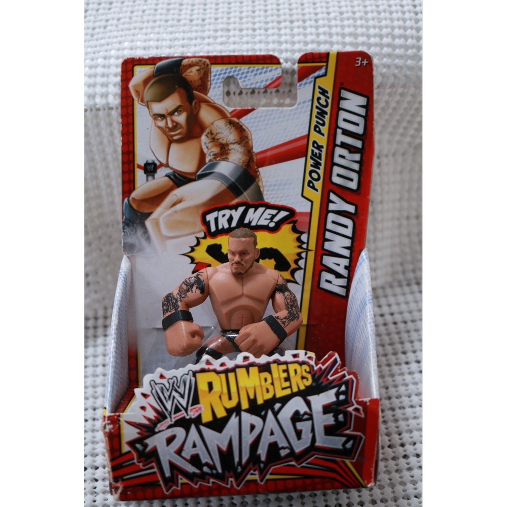 WWE Rumblers Rampage Randy Orton Power Punch Mattel 2012 Action Figure New
